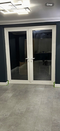 Triple glazed white french - glazed,