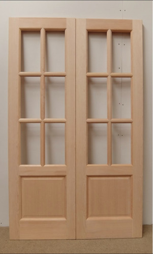 French door pair external - door,