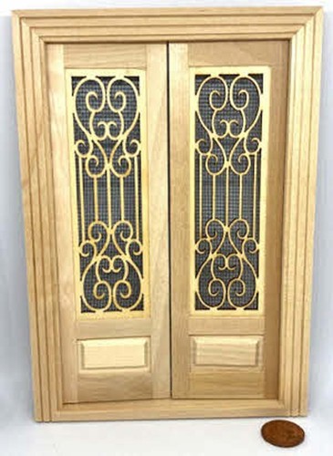 Dolls house wooden double - house,