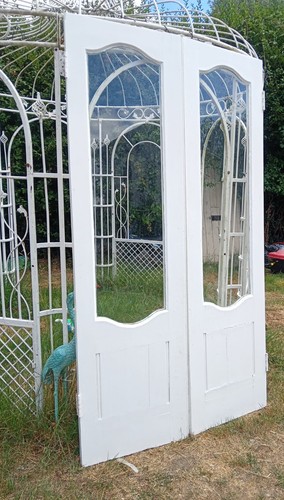 Victorian french doors pine - french,