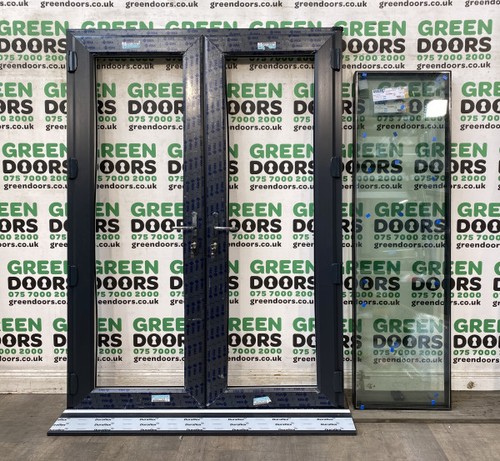 Anthracite grey french doors - anthracite,