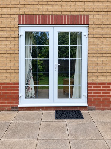 Pvc french doors 1760mm - french,