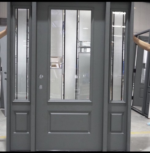 Composite front door with - door,