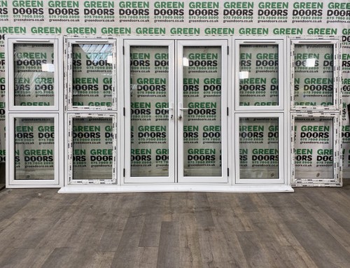 Big wide french doors white - wide,