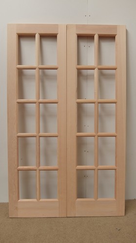 French door pair external - french,