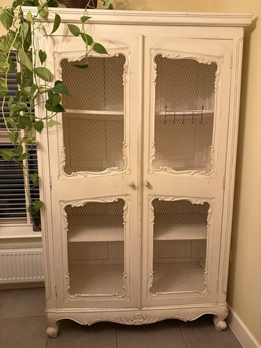 French shabby chic tall boy - french,