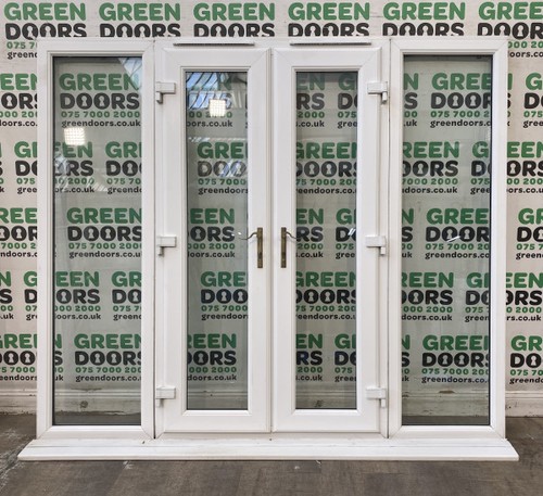 French doors with sidelights - doors,