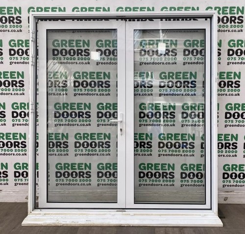 White aluminium french - white, doors