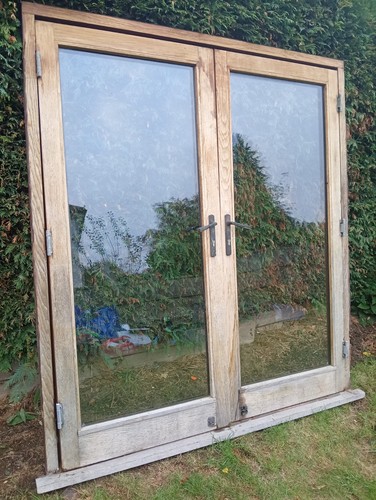 Oak doors frame double - doors,