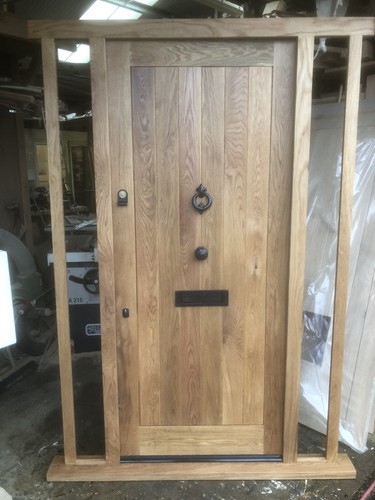 Solid oak front - front, and