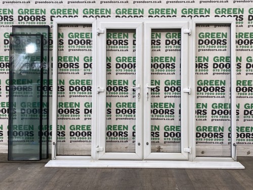 French doors with sidelights - doors,