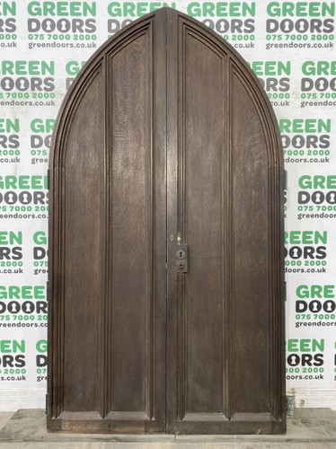 Arched church french - arched, doors